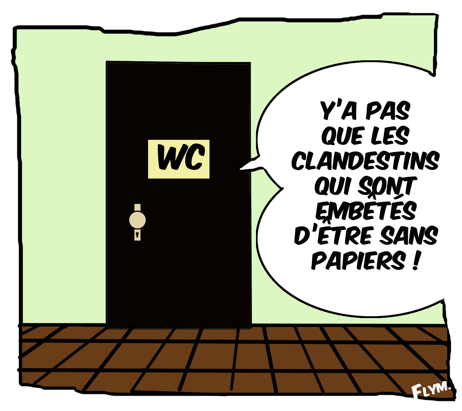 Vos Papiers Siouplait Flym Dessin Dhumour Blog Bd Humour Humour Noir 