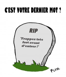 epitaphes humoristiques - humour noir