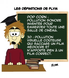 définition humour cinéma pop corn -dessin bd